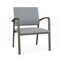Lesro Newport Wide Guest Chair Metal Frame, Bronze, RS Fog Upholstery NP1201 - alternate 1